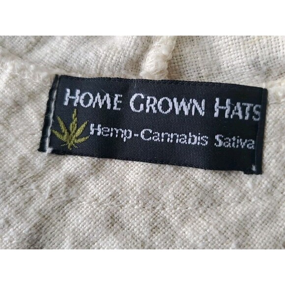 Home Grown Hats Hemp-Cannabis-Sativa Beige Bucket Hat Medium - Picture 6 of 6